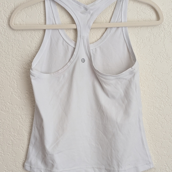Lululemon Athletica White Racerback Tank Top - Picture 3 of 3